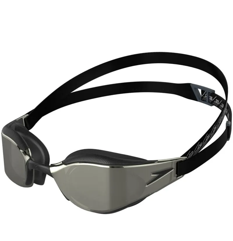 Speedo Fastskin Hyper Elite Mirror Goggles Black/Silver